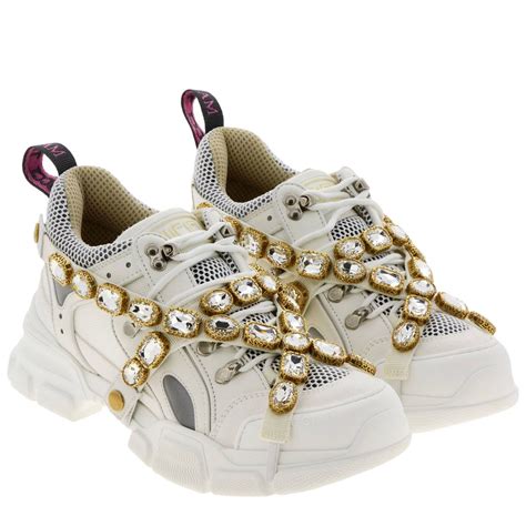 gucci schuhe frauen|gucci trainers white.